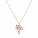 Flower Bouquet Necklace