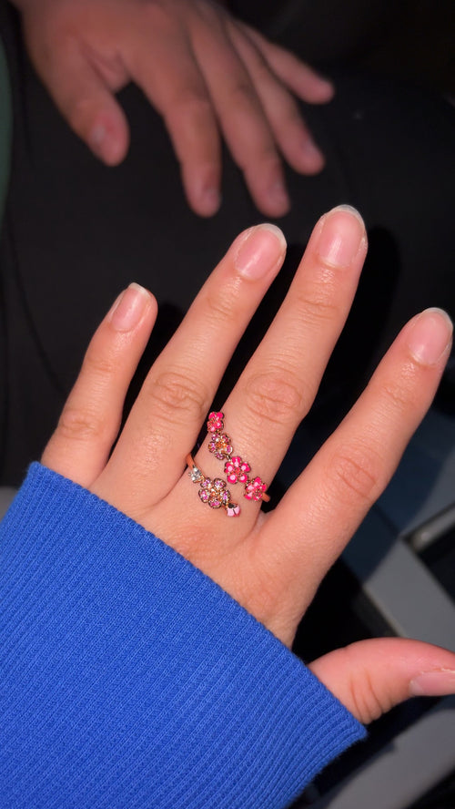 Immersed in Blossoms Ring