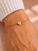 Matching Initial Heart Bracelet