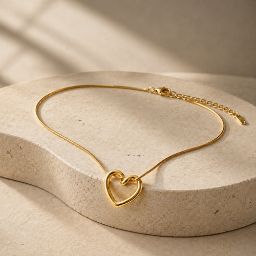 Twisted Heart Necklace