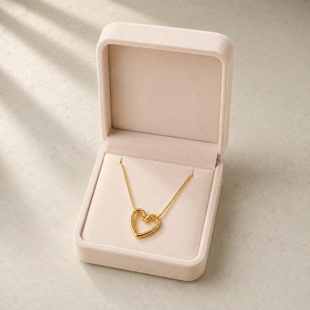 Twisted Heart Necklace