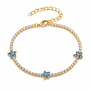 Floral Tennis Bracelet