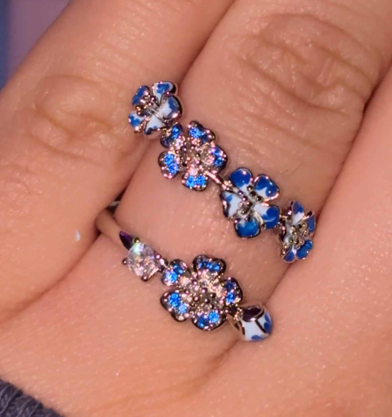 Immersed in Blossoms Ring