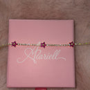 Floral Tennis Bracelet