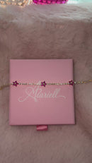 Floral Tennis Bracelet